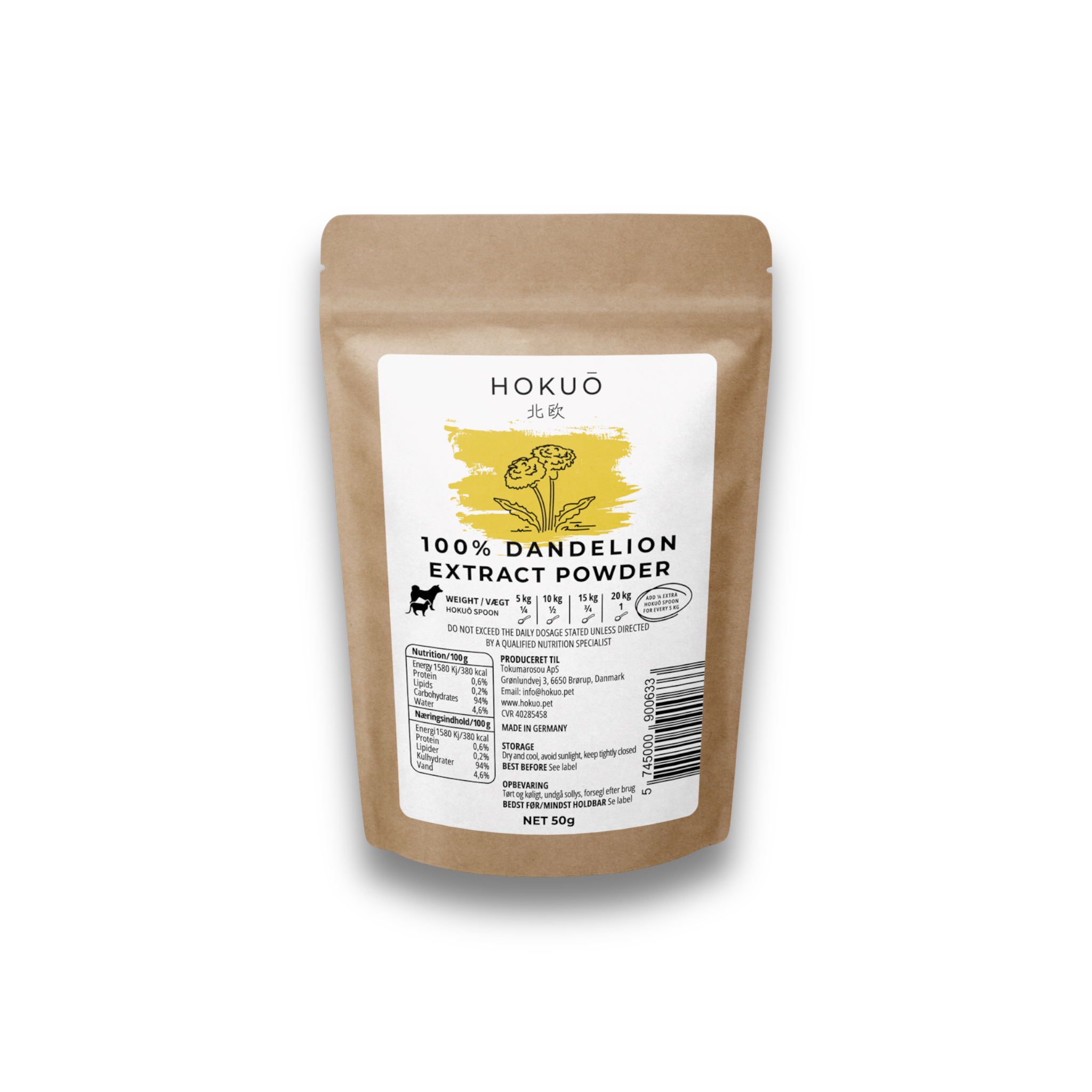 Hokuō® Dandelion Extract Powder